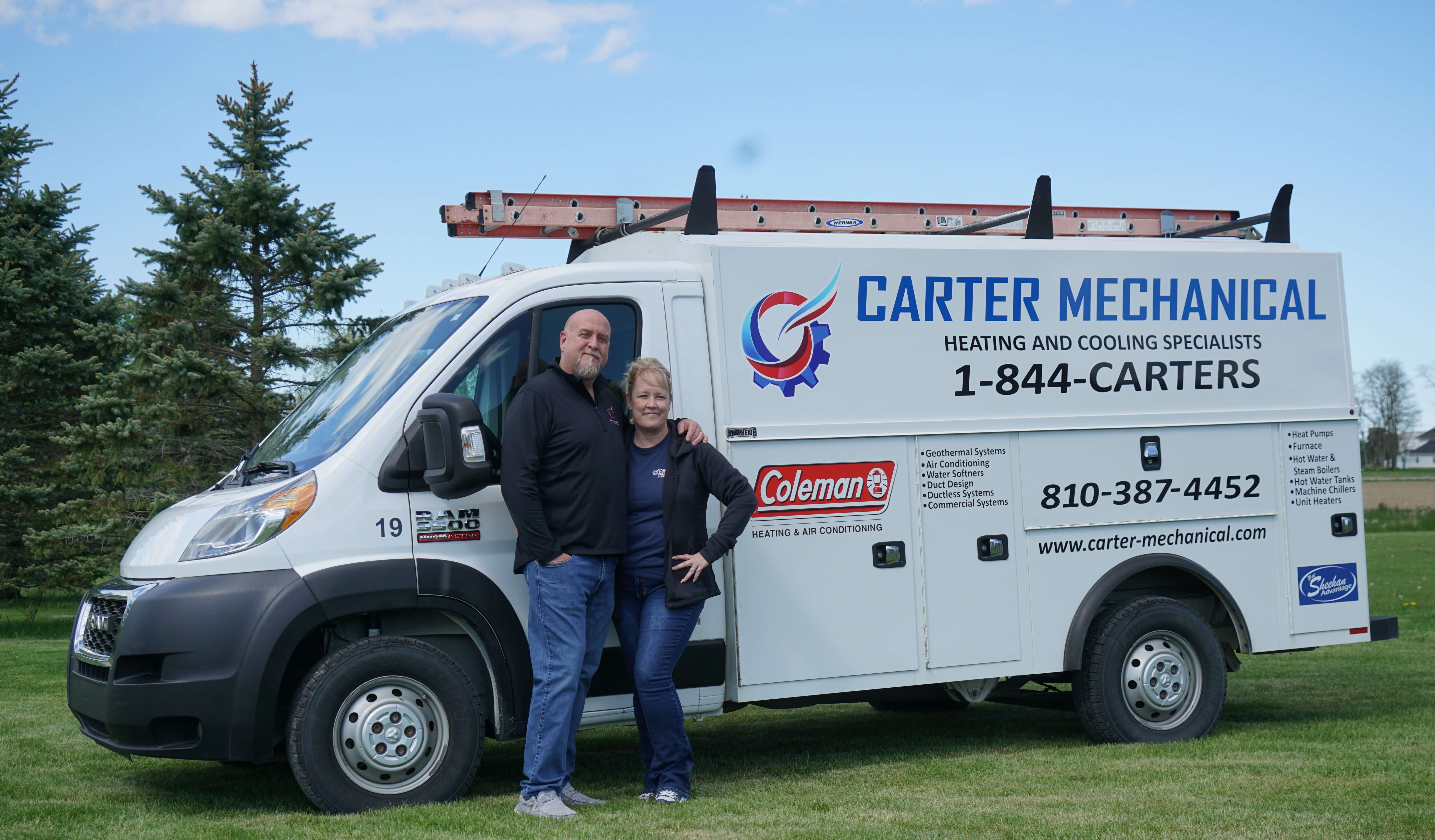 Carter Mechanical Heating & Cooling Van